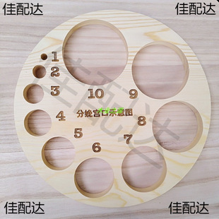 Round wood hollow creative solid wood teaching model props health care hall obstetrics and gynecology childbirth palace opening diagram
