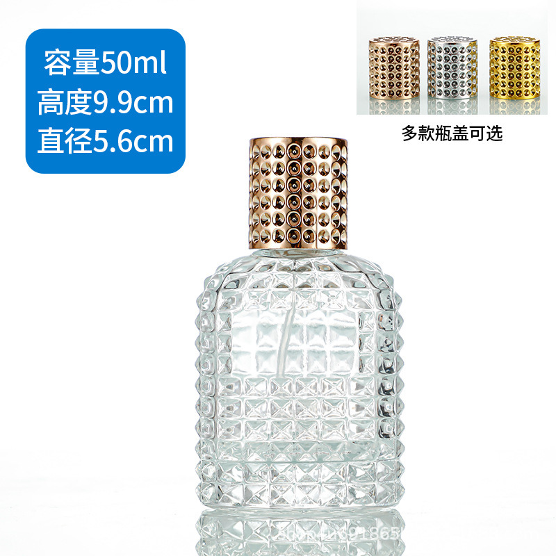 ガラス香水瓶 30 ミリリットル化粧品エッセンシャル オイル スプレー ボトルビッグブランドと同じスタイルの香水詰め替えボトル シルク スクリーン ロゴ在庫あり|undefined