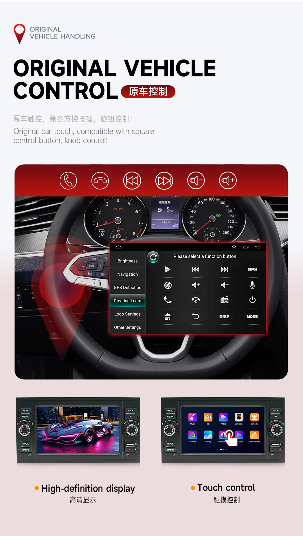 Amazon Fiat Special Car Navigation System Opel Car Central Control Screen Volkswagen Universal Android Car Navigation System