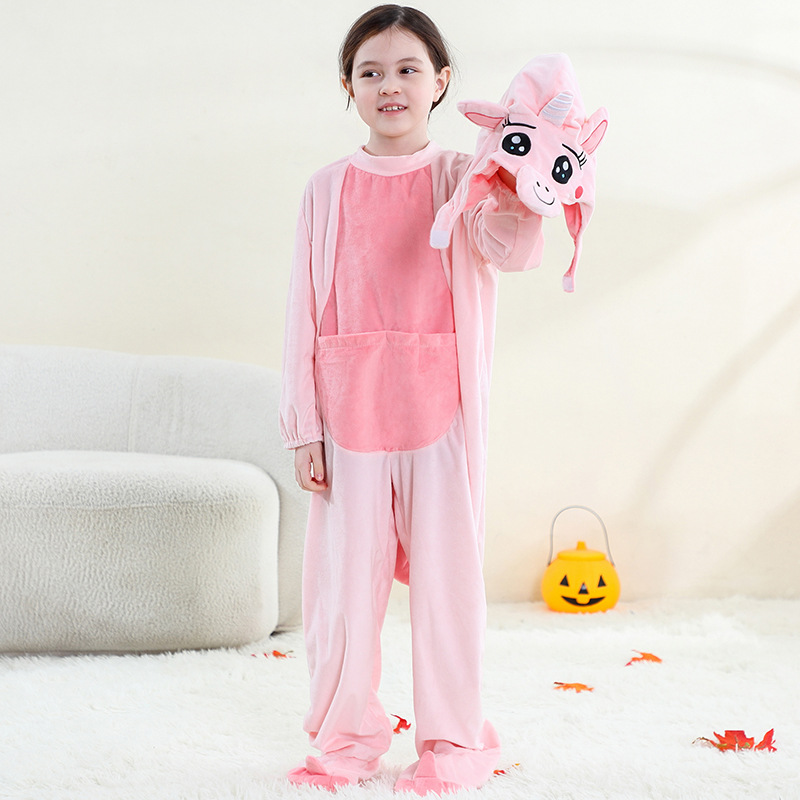 MICHLEY Trajes de cosplay de animales para niños Trajes de fiesta de cosplay transfronterizos Trajes de actuación para niños pequeños y medianos