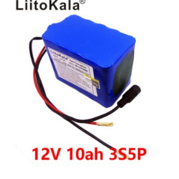 Cross-Border Liitokala 12V Lithium Battery Pack 10Ah Large Capacity 18650A Cell Mobile Power Supply