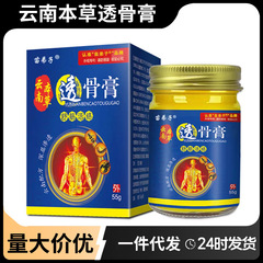 苗弟子雲南本草透骨膏外用軟膏 頸椎腰椎透骨活絡膏 全身ケア漢方