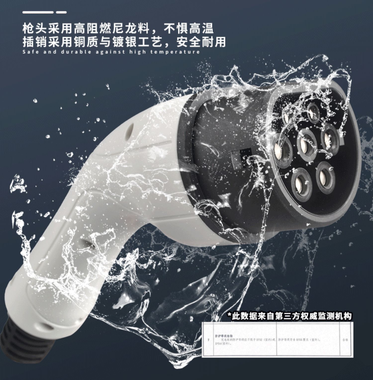 Byd New Energy Vehicle European Standard Charging Extension Cable Dual-Gun Charger 16A/32A Charging Station for Electric Vehicles
