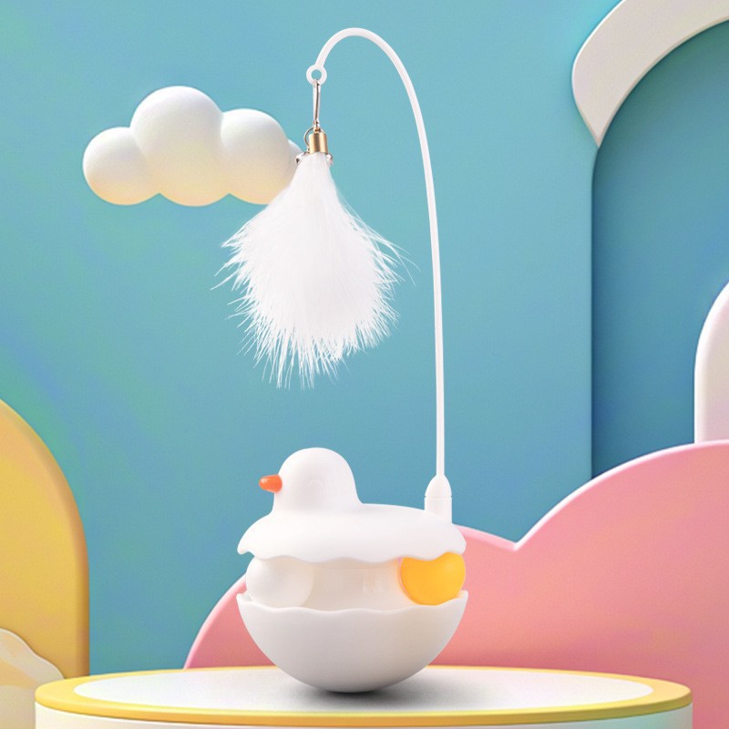 달빛 흰색 오뚝이