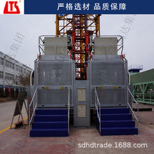 工地建筑2吨施工电梯 高度60米施工电梯 sc200变频双笼施工电梯