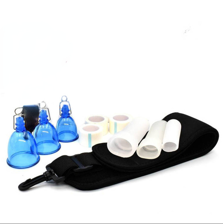 Pene Camilla masculino físico estiramiento soporte Pene entrenador de vacío presión negativa Ejercitador de pene