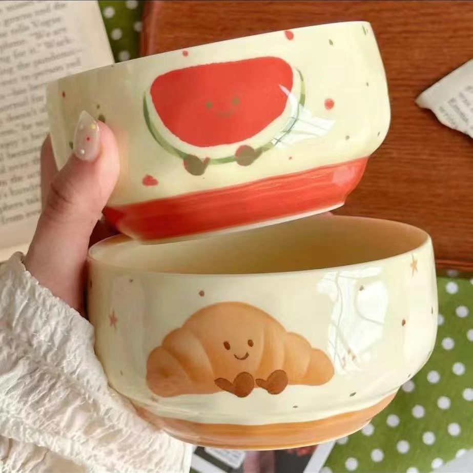 【Red Watermelon】4.65-inch rice bowl