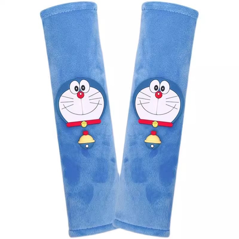 Car Seat Belt Shoulder Cover, High-End, Anti-Strangle, Soft, Jingle Cat, Cute, Extended Car Decoration Cartoon