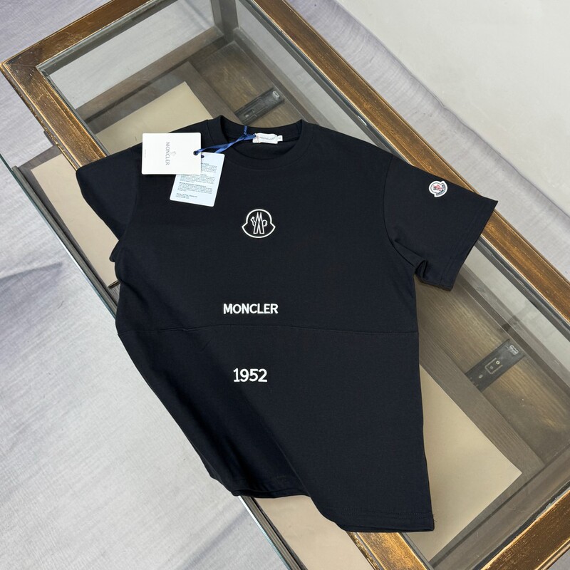 New Summer Men's Short-Sleeve T-Shirt, Heavyweight Pure Cotton Casual Embroidered Round-Neck Trendy Brand T-Shirt, Couple Style New Summer Men's Short-Sleeve T-Shirt, Heavyweight Pure Cotton Casual Embroidered Round-Neck Trendy Brand T-Shirt, Couple Style
