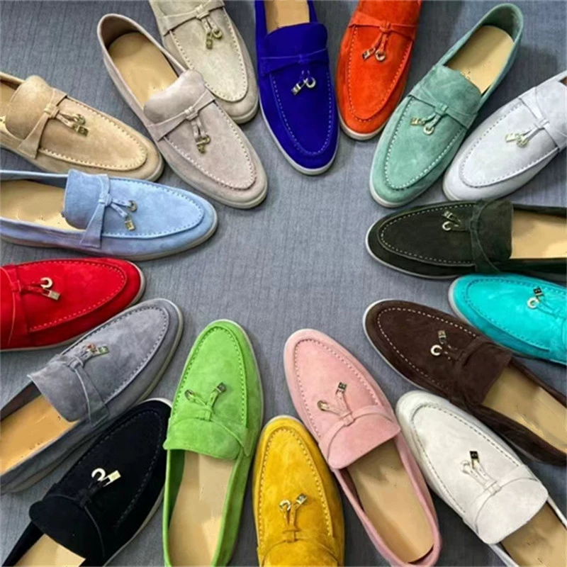 Loafers, footwear, comfortable universal shoes English style, plus size
