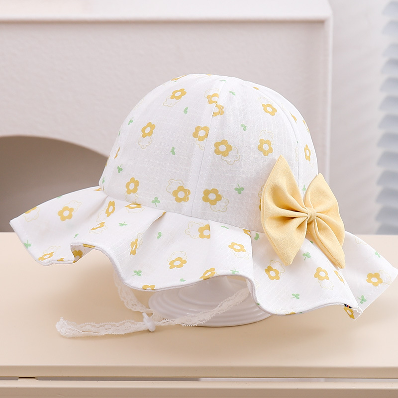 Sombrero de bebé sombrero de verano bebé princesa hermosa sombrero de sol sombrero de pescador sombrero de sol para niños pequeños sombrero de primavera y otoño