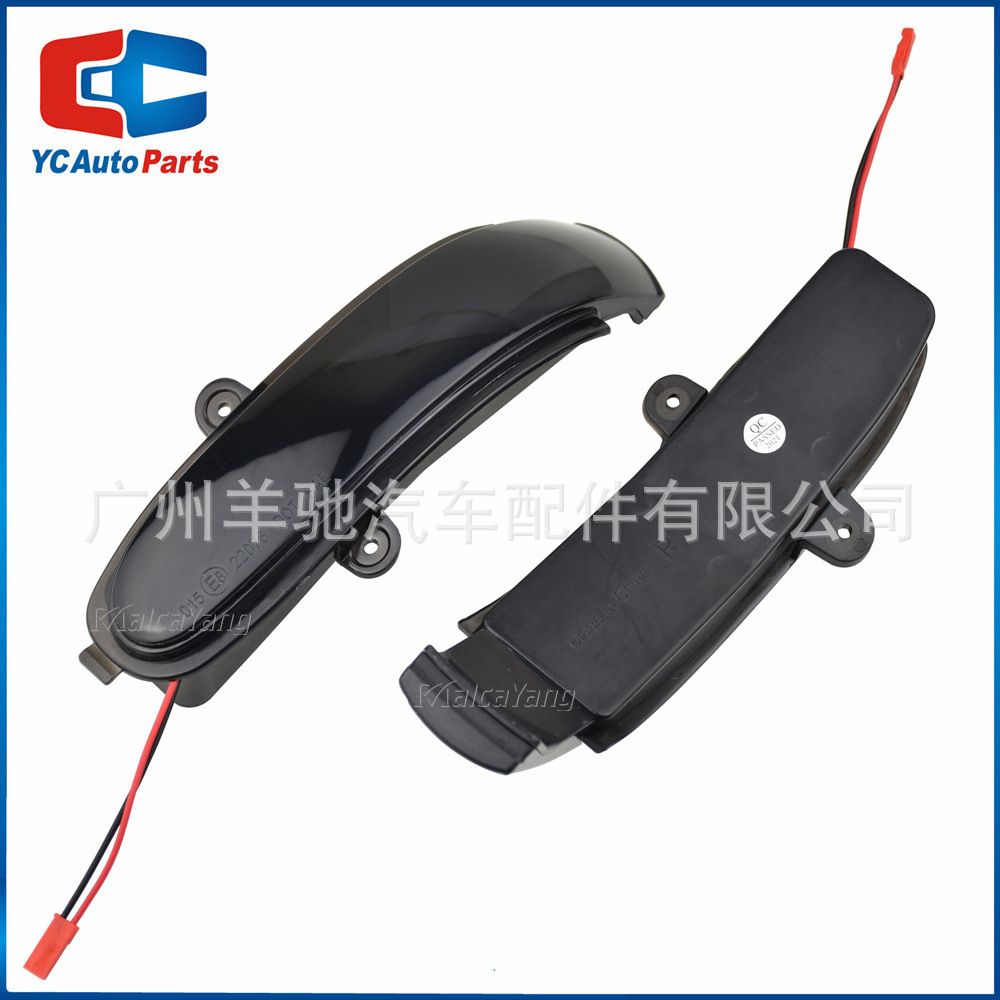 Adecuado para Mercedes-benz W203 S203 CL203 luz de giro LED luz amarilla agua corriente espejo retrovisor Luz de agua corriente