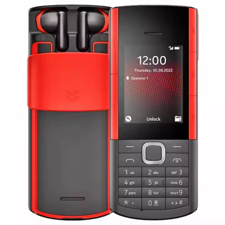 5710 (версия 2022 года) Две SIM-карты 2G с клавиатурой, поддерживающей испанский, французский, немецкий