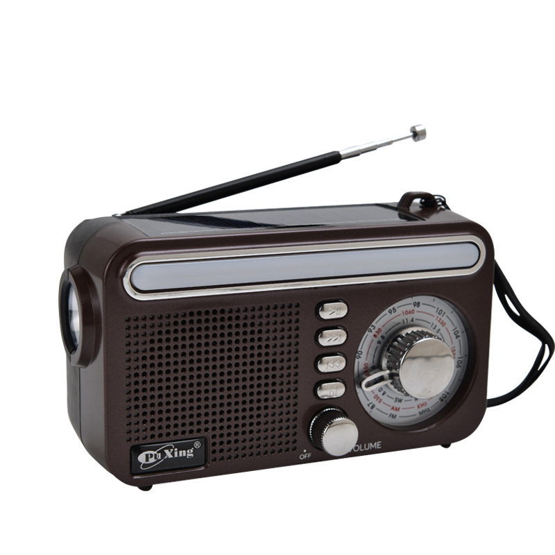 Transfronteriza mano de emergencia solar multibanda radio FM AMSW inalámbrica tarjeta Bluetooth MP3 reproductor