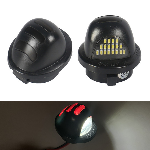 适用于皮卡福特F150牌照灯红白光双色F250 F350 LED车牌灯