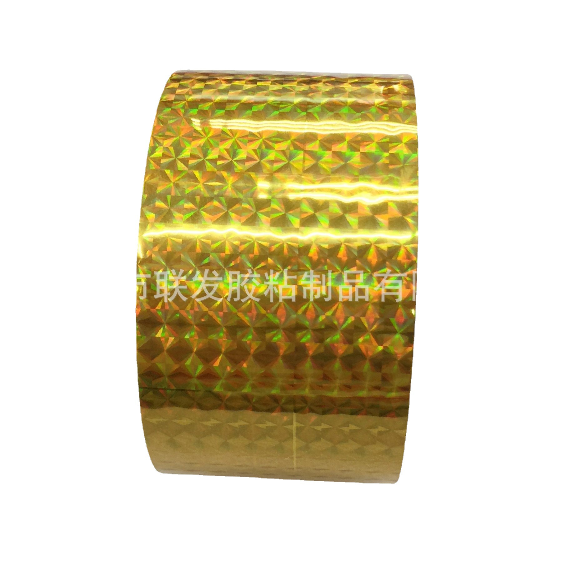 义乌联发圣诞装饰礼品包装彩色镭射胶带亮光引鱼胶带厂家销售