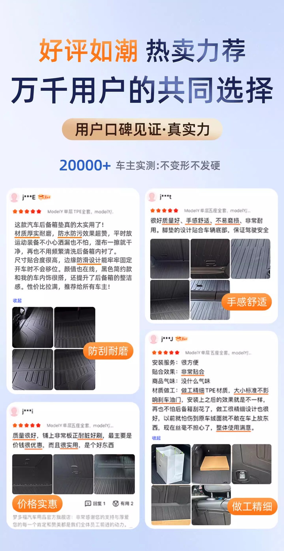 Suitable for the 2025 Ideal I6 Model, Tpe Trunk Mat, Car Accessories, Modified Trunk Mat, Decorative Foot Mat