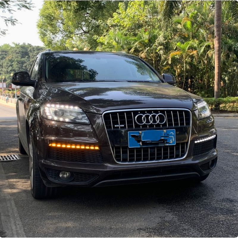 05-09 Luz de viaje diurna Q7 baja versión 15 - 17 años Q7 LED flujo de dirección luz de viaje diurna transformación