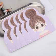 可爱女孩儿童发饰卡片 韩版大肠发圈发夹卡纸批发diy饰品包装配件