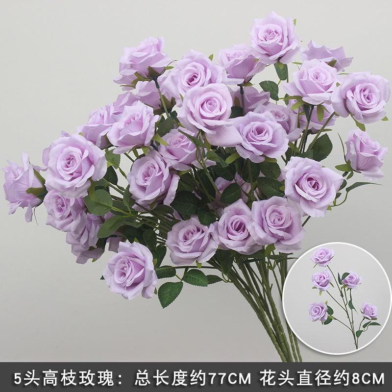 10 ramas floral púrpura imitación floral floral arco floral decoración floral falsa vino floral decoración de boda roja