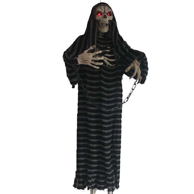Ghost Grid Hanging Ghost Room Escape Ghost House Tattoo Shop Colgante Bar Decoración Props Horror Horror Esqueleto Hanging Ghost