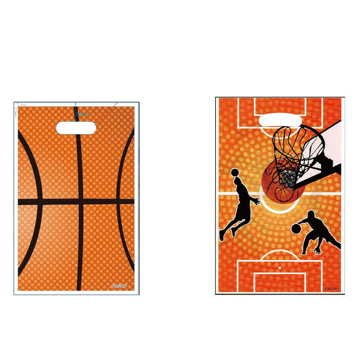 10个篮球运动会比赛礼品袋儿童生日派对回礼袋塑料袋糖果袋