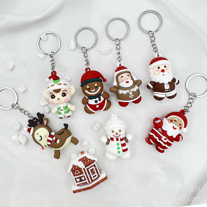 新しいクリスマスのペンダントのキーホルダーのペンダントクリスマスツリーのサンタクロースの部品のクリスマスの贈り物のアクセサリーのペンダント|undefined