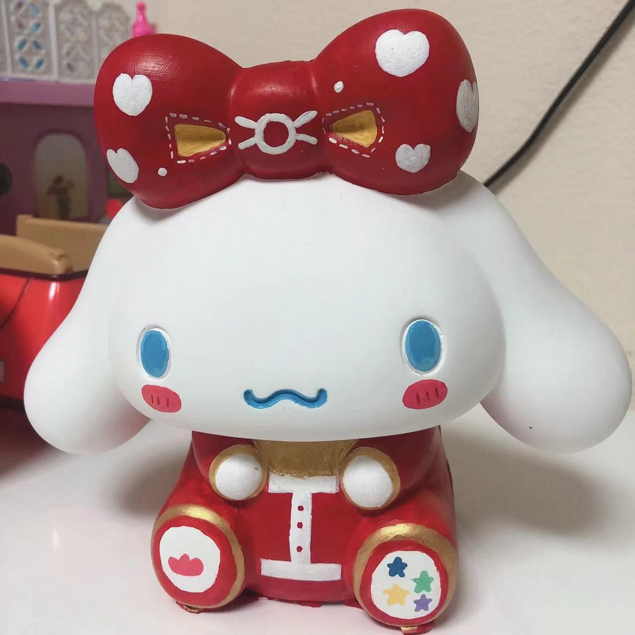 3D Jade Cinnamon Dog/Height 8CM
