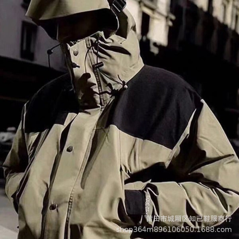 高バージョン美版北顔1990突撃服TNF保温ジャケット三合一屋外防水男女コート|undefined