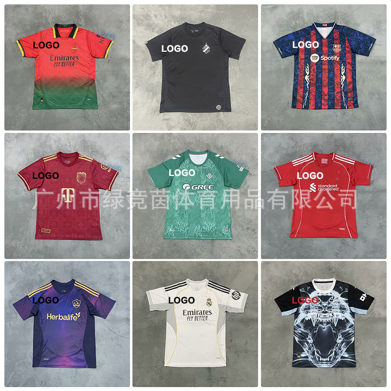 2526 Real Madrid jersey AC Milan Paris football suit Barcelona Wolves Manchester City t-shirt wholesale Real Madrid