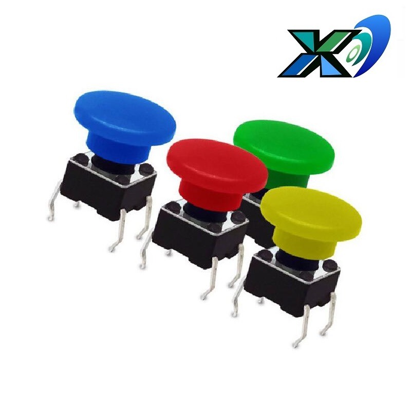 迷你轻触按钮开关  迷你复位开关4脚直插 按键开关  圆头按钮开关