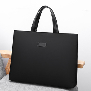 Cross-border New Fashion Document Bag Portable Briefcase Business Briefcase Men's Office Bag Laptop Bag