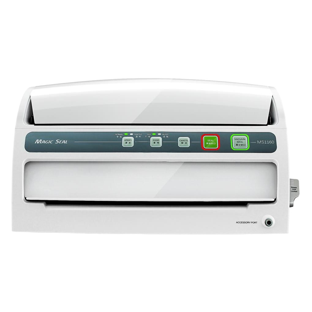 Maquinaria de envasado al vacío pequeña succión de sellado de alimentos bolsa de textura fresca automática de bombeo externo megis MS1160