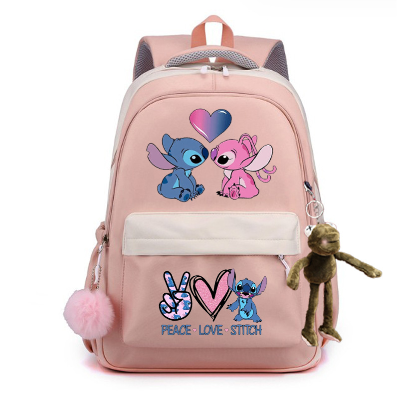 2024 encantador patrón de dibujos animados Stevie / Boy mochila escolar mochila de moda casual para hombres y mujeres