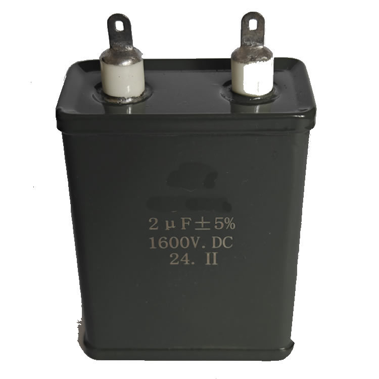 CJ42型立式密封金属化纸介电容器 低压纸介电容器 铁壳长方形