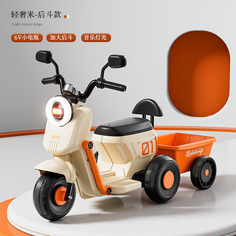 Light luxury rice single drive + with rear bucket + 6V4H