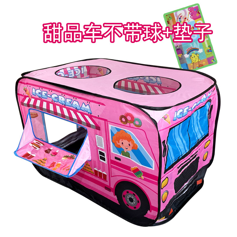 Tiktok tienda de coches Casa de juegos para niños Casa de interior casa pequeña casa de juguete para bebés casa de juegos PISCINA DE BOLAS de océano