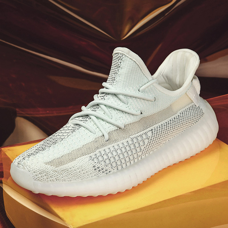 [Top] zapatos de coco reales para hombres 350 zapatos deportivos casuales para estudiantes zapatos para correr para mujeres nuevas nubes de hielo azul principal