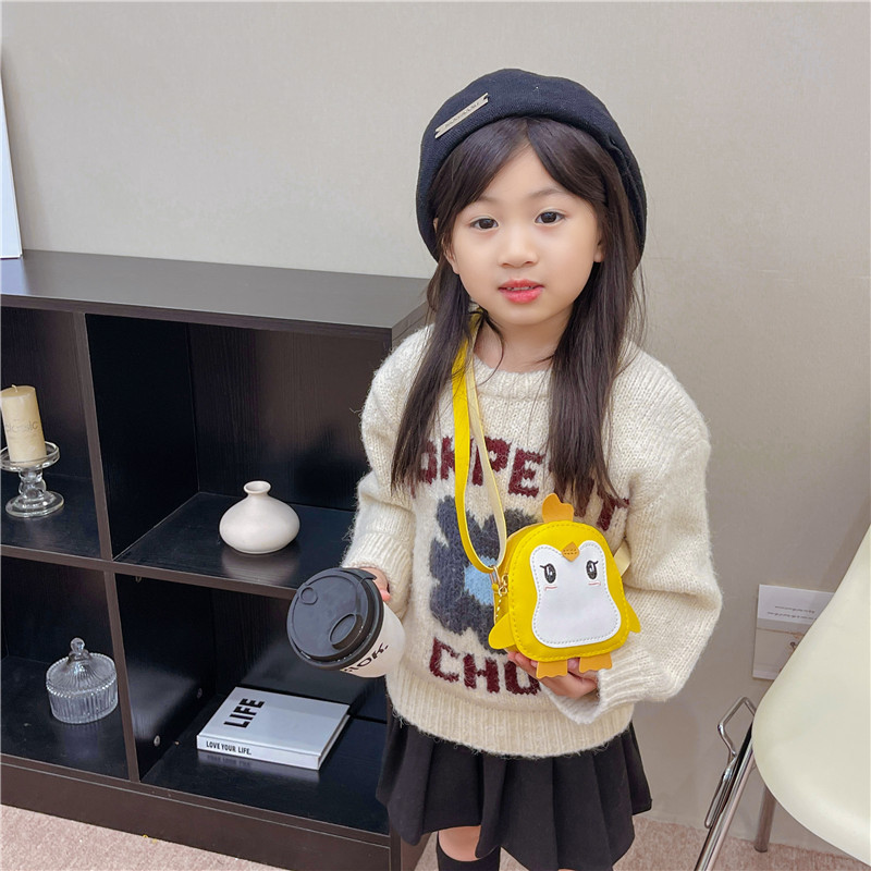 2024 nuevo niño mochila suave lindos pingüinos niñas y niños bolsos de hombro mini bolsos de dibujos animados image 5