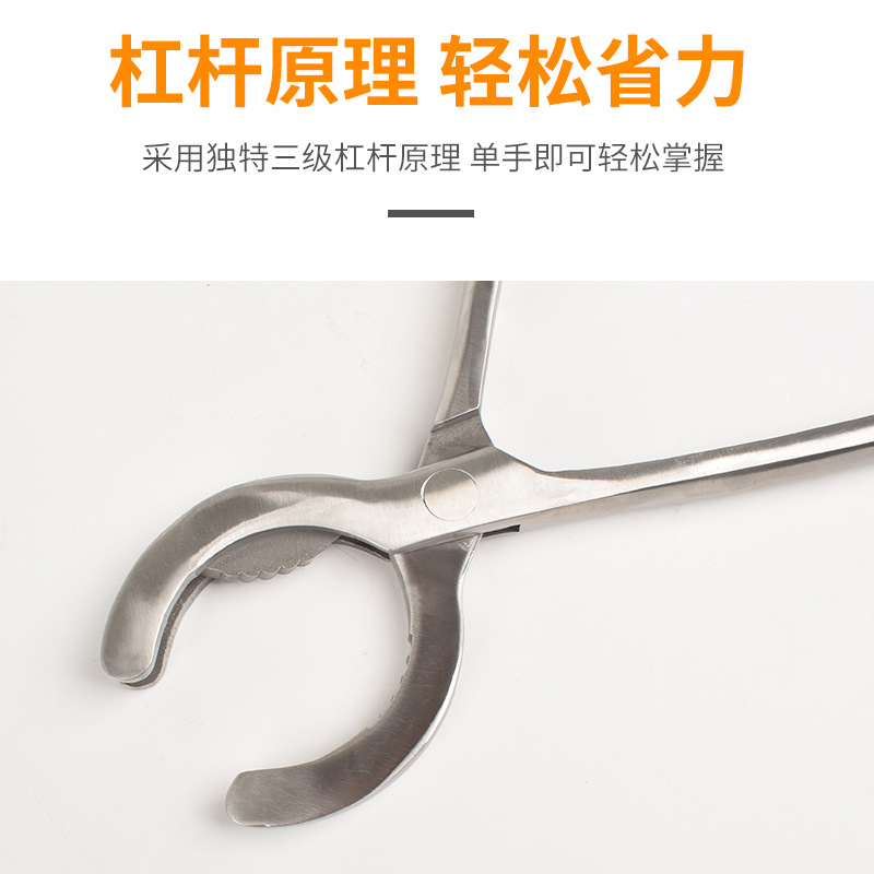 herramienta de ligadura para ciervos, mulas, burros, herramienta de castración de acero inoxidable para caballos, herramienta de castración para animales sin sangre para estimular el potencial de la carne