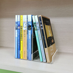Book stand acrylic transparent book stand bookend display stand a4 book reading stand book by school library