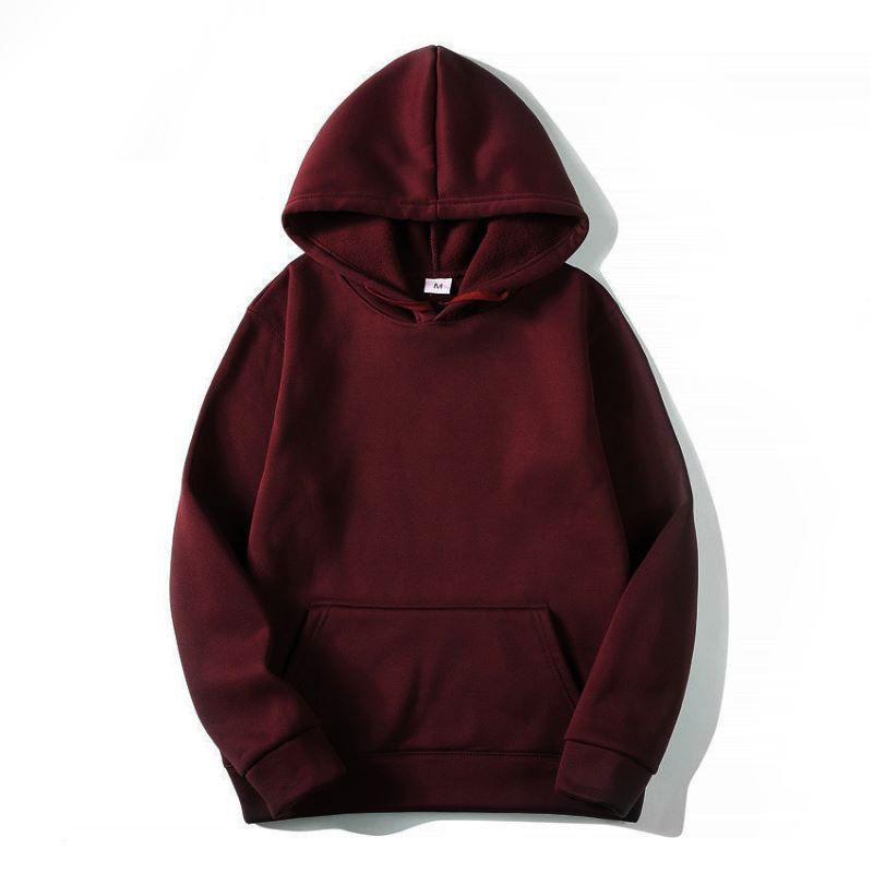 Sweat-shirt à capuche ample en tissu 220 g pour homme et femme, taille européenne, pull de sport d'automne et d'hiver_voghion.com