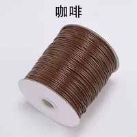 Корейская восковая нить многоцветная PU кортикальная нить резиновая нить кожаная веревка ожерелье браслет подвеска плетеная веревка без оси
