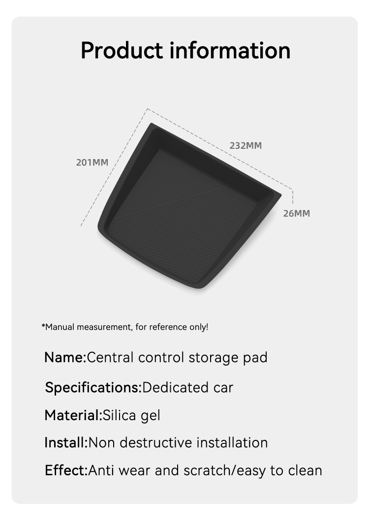Suitable for 27 Chevrolet CHEVY BOLT EV wireless charging silicone anti-slip mats, car accessories and modification parts