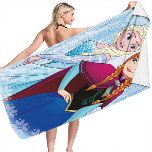 Frozen series beach towel microfiber double-sided velvet beach towel swimming bath towel versatile square towel beach towel