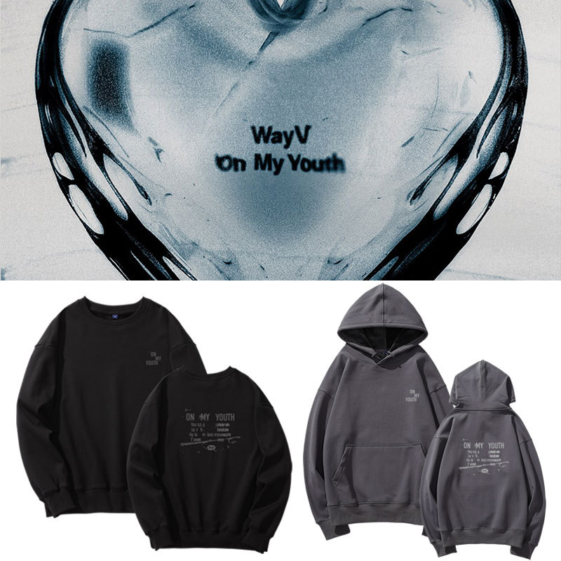 WayV OnMyYouth üçün qalın astarlı sviter