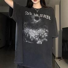 FEAR OF GOD FOG潮牌vintage水洗做旧十字架cross印花短袖T恤男女