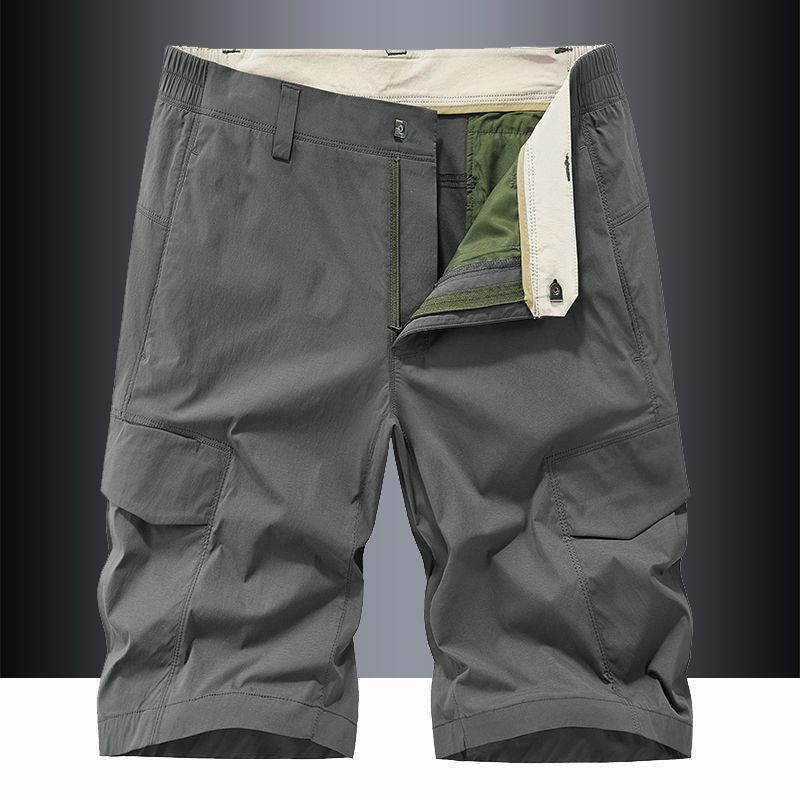 Cargo Shorts Men's Summer Pants Loose Straight Breathable Outdoor Sports Multi-Pocket Quick-Drying Five-Point Pants