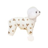 Жилетки для домашних животных с собачьей домашней одеждой для домашней одежды для домашней одежды весна и летняя Новая 23 Медведь с четырьмя грудными домашней униформой