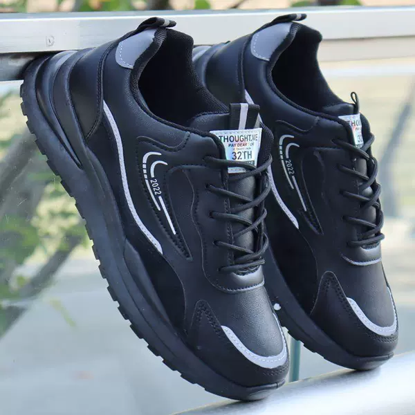 2263 black leather noodles